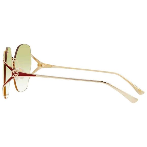 NEW Gucci Yellow and Gold Butterfly Women\'s Sunglasses main image 4